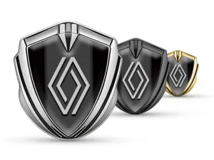 Renault Badge Self Adhesive Sports Design Premium Feel
